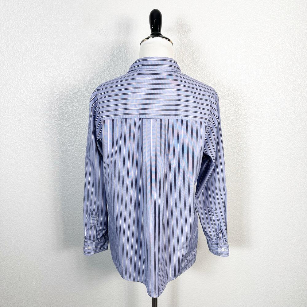 Frank & Eileen Womens SIlvio Untuckable Button-Up Striped Shirt Size Small - Picture 7 of 14